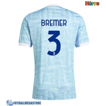 Fotballdrakt Herre Juventus Gleison Bremer #3 Bortedrakt 2025-26 Kortermet